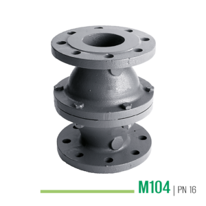 M104 - Valvola di ritegno verticale