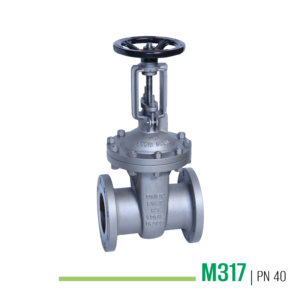 M317 - Saracinesca a corpo ovale a tenuta metallica