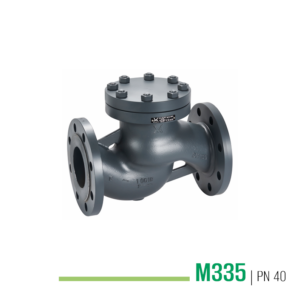 M335 - Valvola di ritegno a flusso avviato con molla