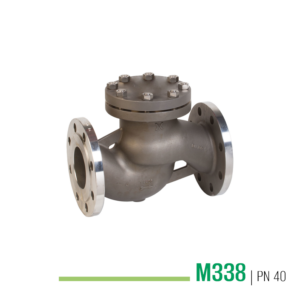 M338 - Valvola di ritegno a flusso avviato con molla