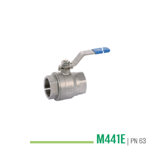 M441E - Valvola a sfera monoblocco (esecuzione microfusa)