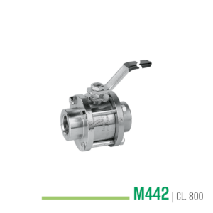 M442 - Valvola a sfera in tre pezzi