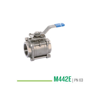 M442E - Valvola a sfera in tre pezzi (esecuzione microfusa)