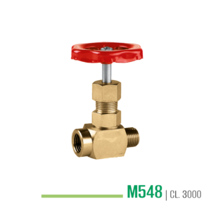 M548 - Valvola portamanometro con vite di azzeramento